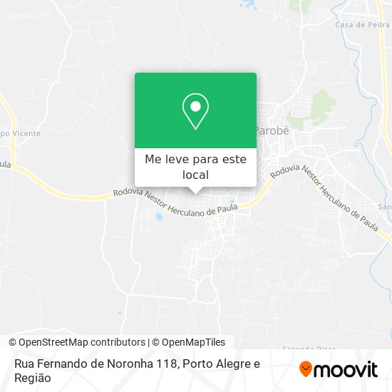 Rua Fernando de Noronha 118 mapa