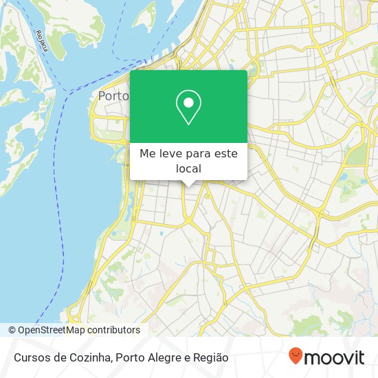 Cursos de Cozinha mapa