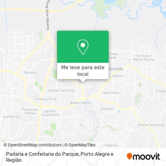 Padaria e Confeitaria do Parque mapa