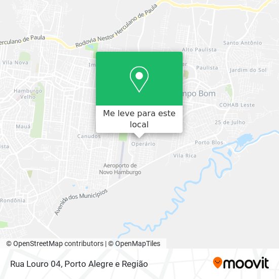 Rua Louro 04 mapa
