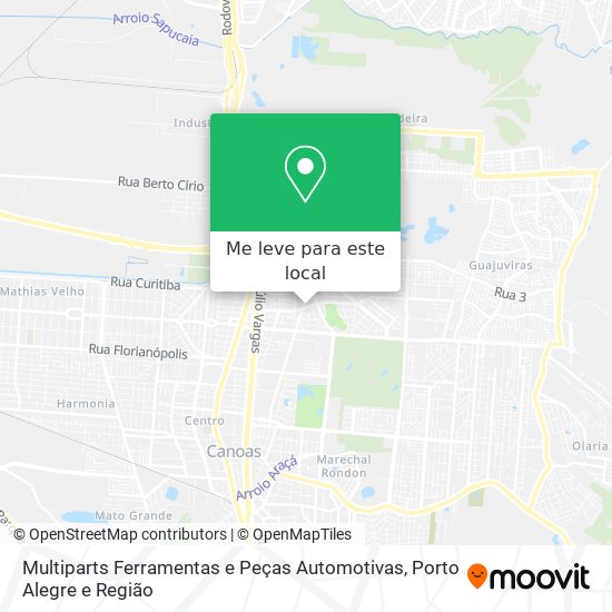 Multiparts Ferramentas e Peças Automotivas mapa