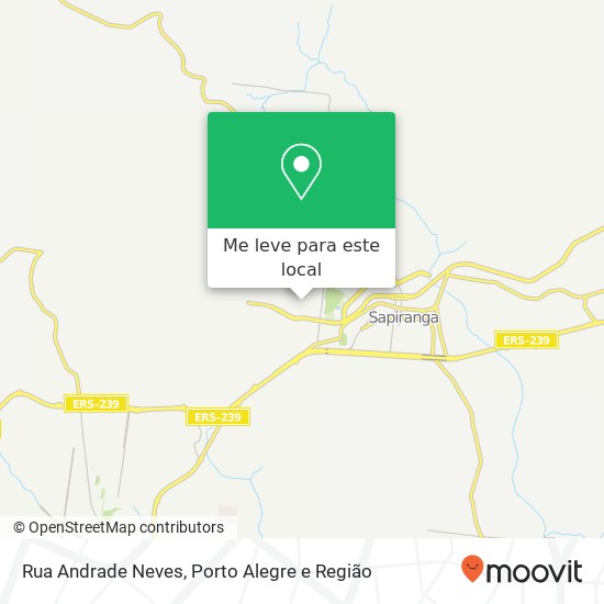 Rua Andrade Neves mapa