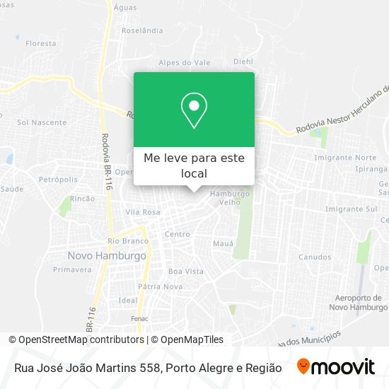Rua José João Martins 558 mapa