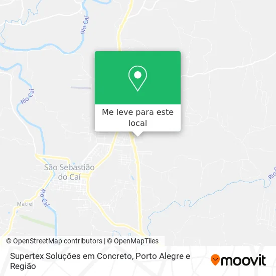 Supertex Soluções em Concreto mapa
