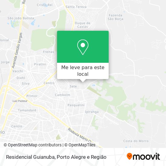 Residencial Guianuba mapa