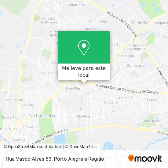 Rua Vasco Alves 63 mapa