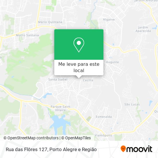 Rua das Flôres 127 mapa