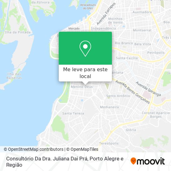 Consultório Da Dra. Juliana Dai Prá mapa