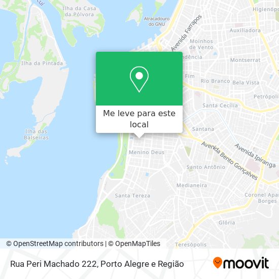 Rua Peri Machado 222 mapa