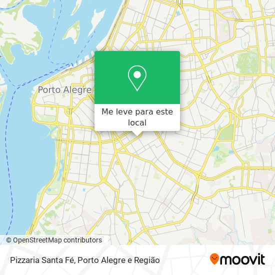 Pizzaria Santa Fé mapa