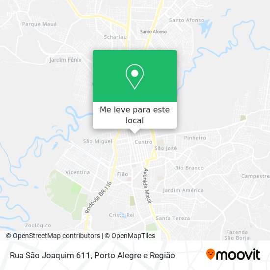 Rua São Joaquim 611 mapa