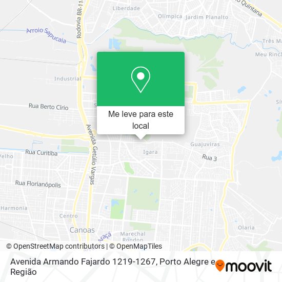 Avenida Armando Fajardo 1219-1267 mapa