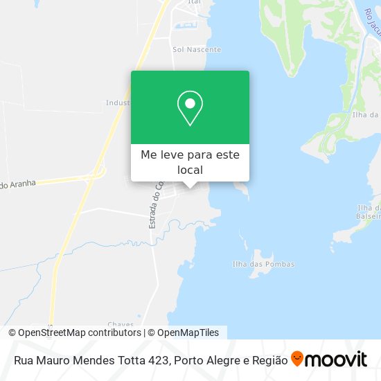 Rua Mauro Mendes Totta 423 mapa
