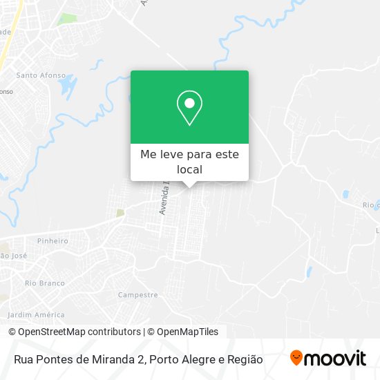 Rua Pontes de Miranda 2 mapa