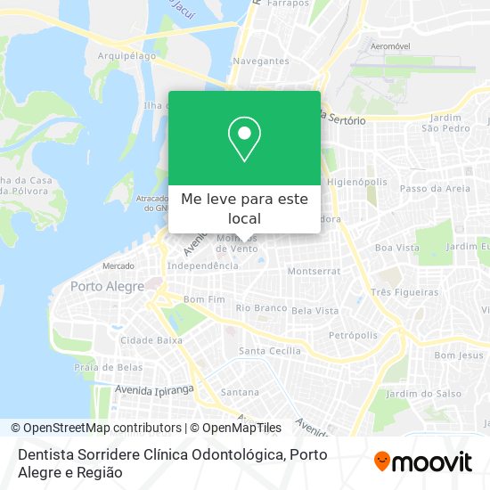Dentista Sorridere Clínica Odontológica mapa