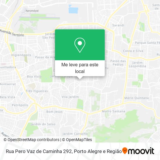 Rua Pero Vaz de Caminha 292 mapa