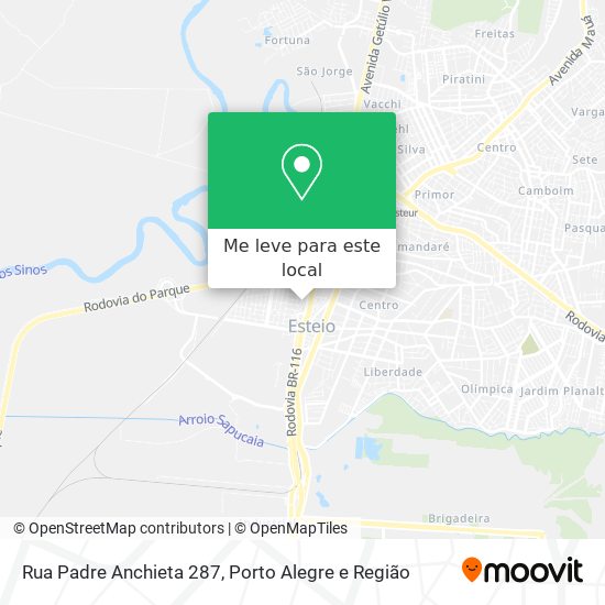 Rua Padre Anchieta 287 mapa