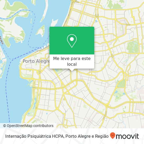 Internação Psiquiátrica HCPA mapa