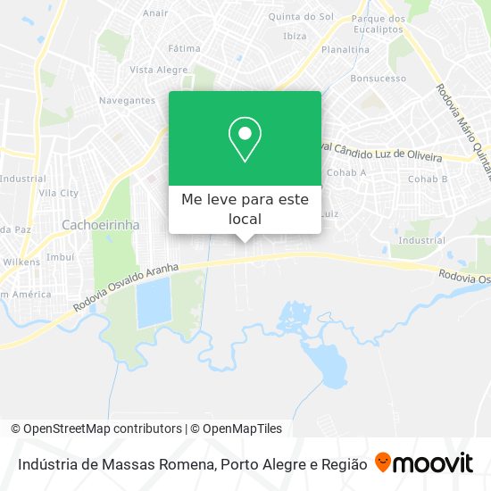 Indústria de Massas Romena mapa