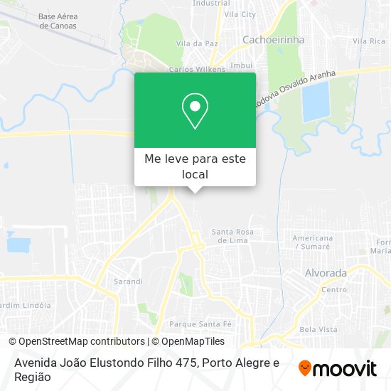 Avenida João Elustondo Filho 475 mapa