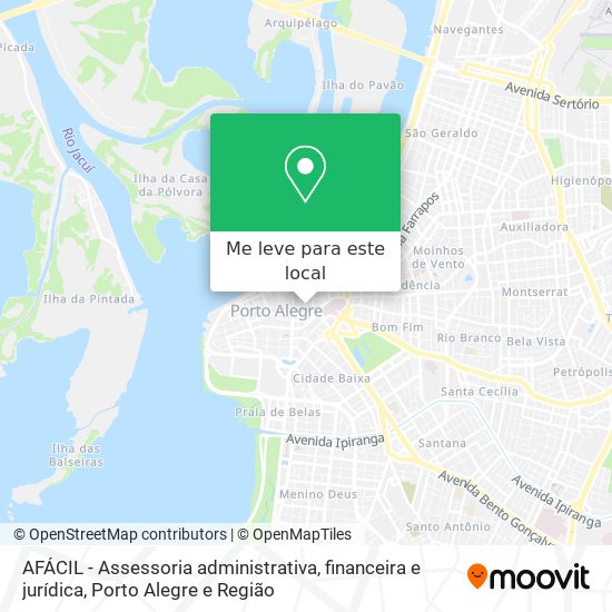 AFÁCIL - Assessoria administrativa, financeira e jurídica mapa