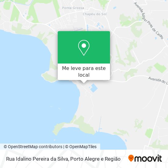 Rua Idalino Pereira da Silva mapa