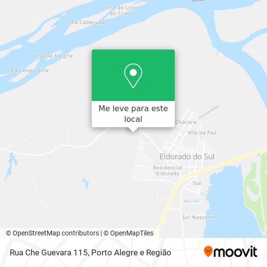 Rua Che Guevara 115 mapa