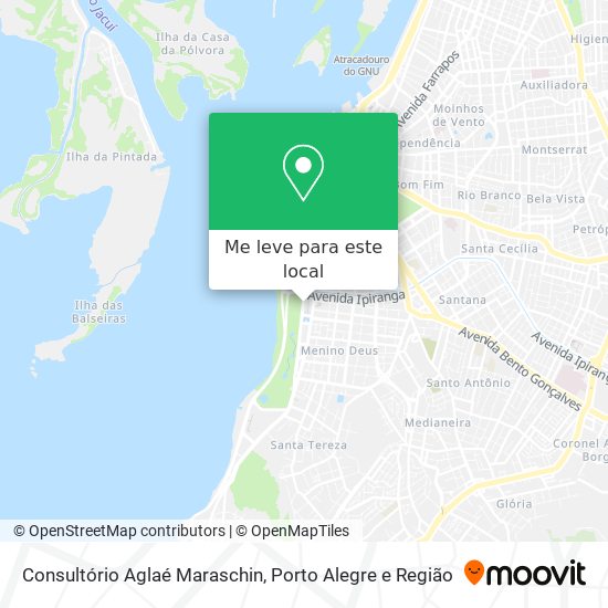 Consultório Aglaé Maraschin mapa