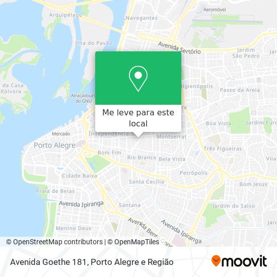Avenida Goethe 181 mapa