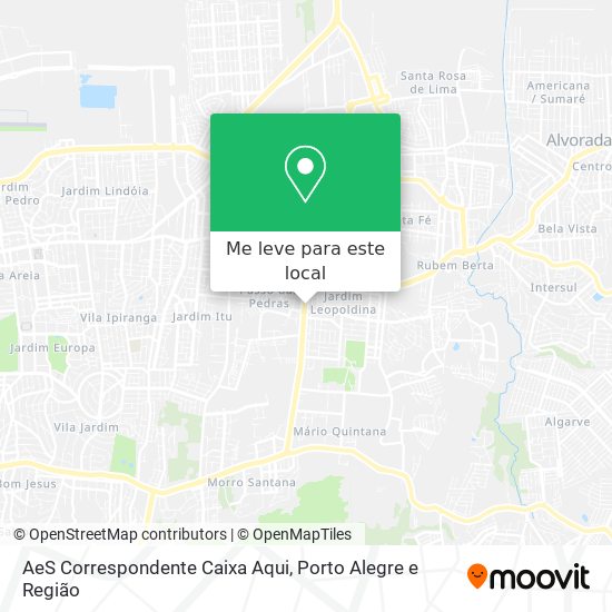 AeS Correspondente Caixa Aqui mapa