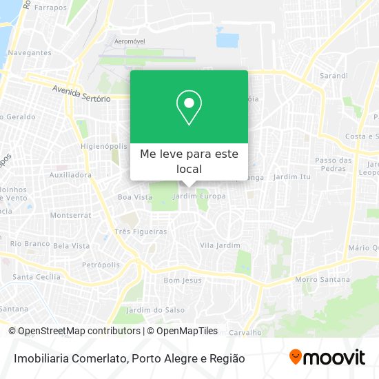 Imobiliaria Comerlato mapa