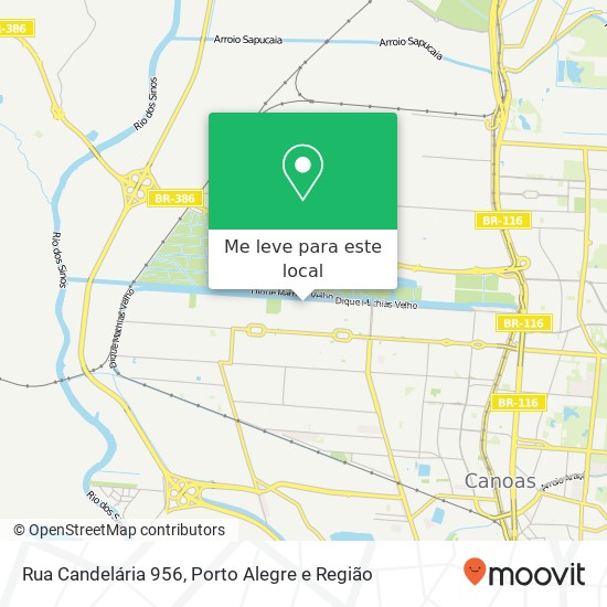 Rua Candelária 956 mapa