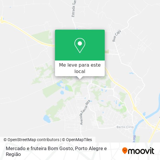 Mercado e fruteira Bom  Gosto mapa