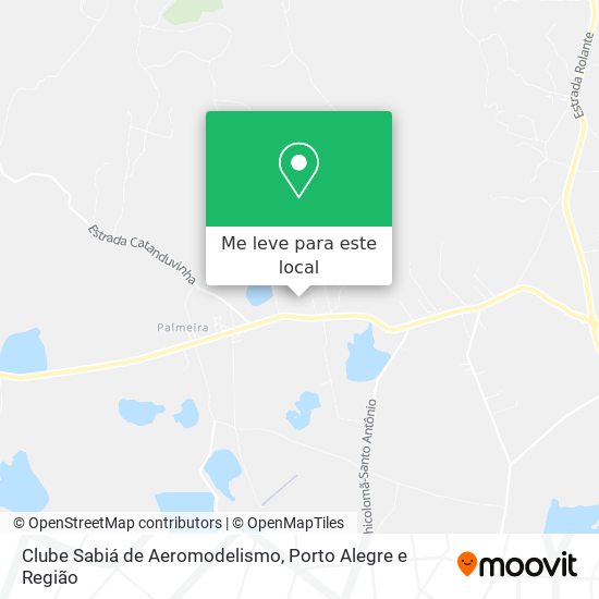 Clube Sabiá de Aeromodelismo mapa