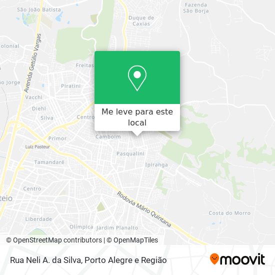 Rua Neli A. da Silva mapa