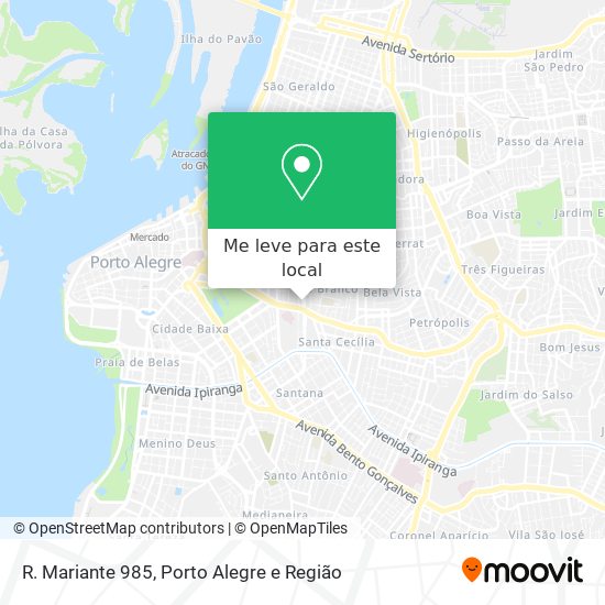 R. Mariante 985 mapa