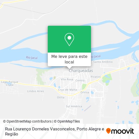 Rua Lourenço Dorneles Vasconcelos mapa