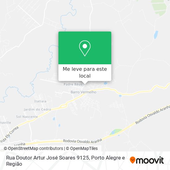 Rua Doutor Artur José Soares 9125 mapa
