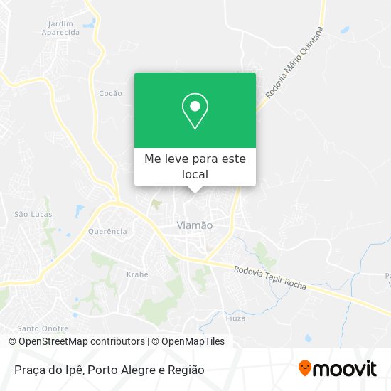 Praça do Ipê mapa
