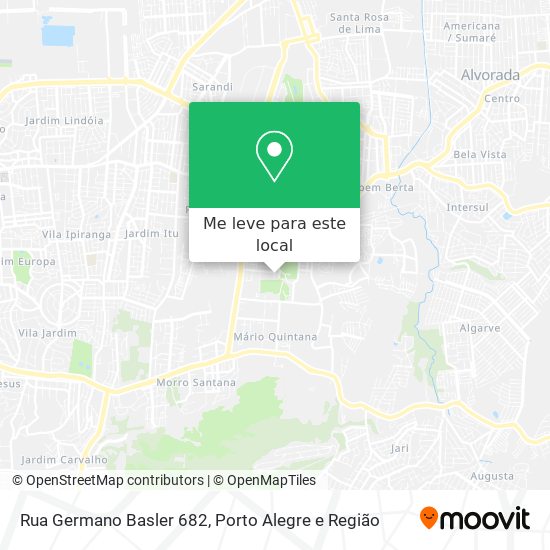 Rua Germano Basler 682 mapa