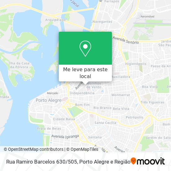 Rua Ramiro Barcelos 630/505 mapa