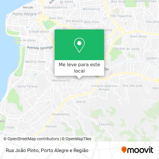 Rua João Pinto mapa