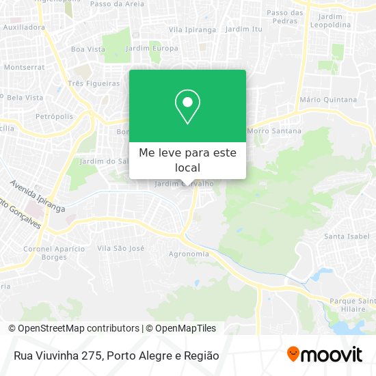 Rua Viuvinha 275 mapa