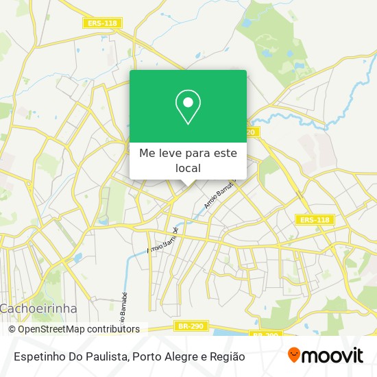 Espetinho Do Paulista mapa