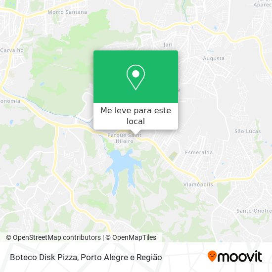 Boteco Disk Pizza mapa