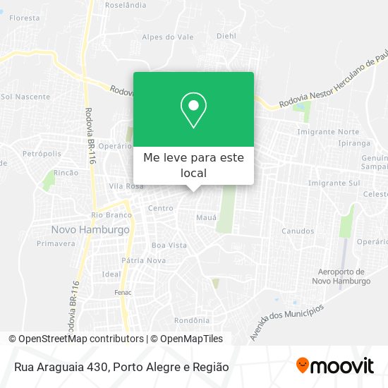 Rua Araguaia 430 mapa