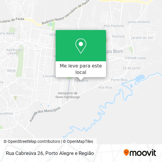 Rua Cabreúva 26 mapa