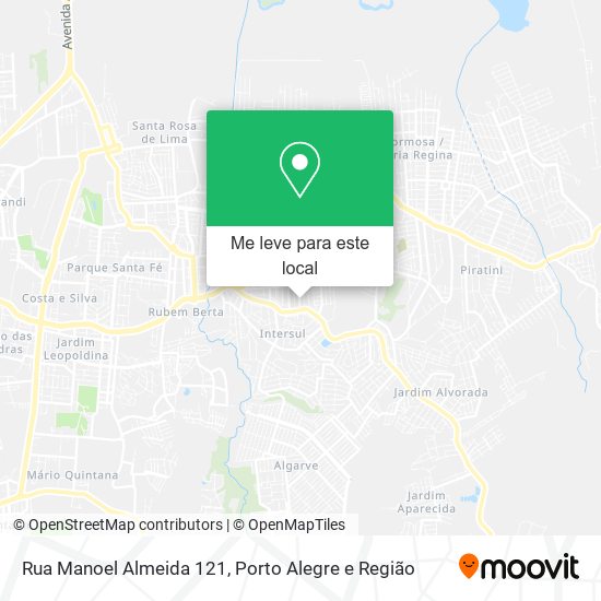 Rua Manoel Almeida 121 mapa