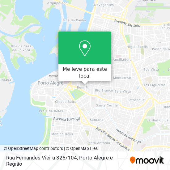 Rua Fernandes Vieira 325/104 mapa