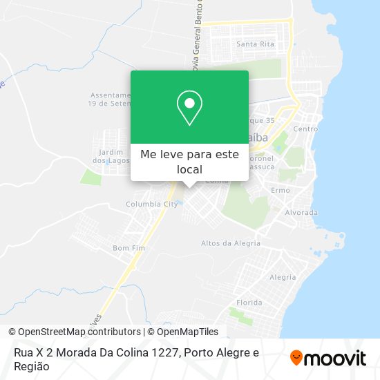 Rua X 2 Morada Da Colina 1227 mapa